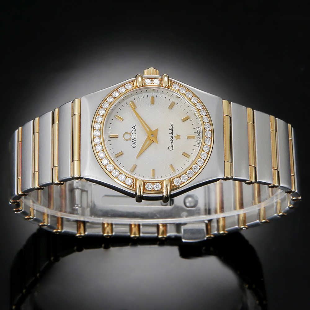 오메가 컨스틸레이션 콤비 풀바 다이아베젤