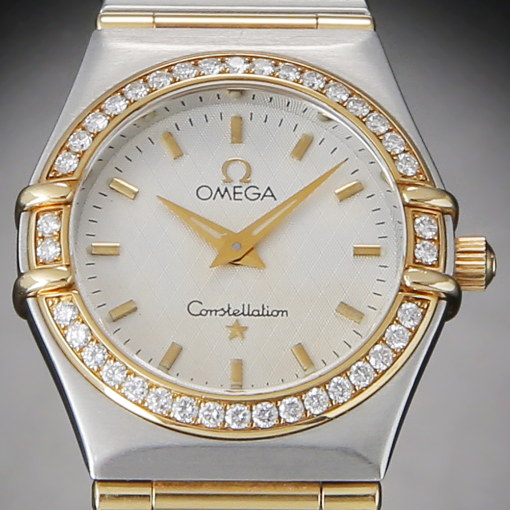 오메가 컨스틸레이션 콤비 풀바 다이아베젤 상세 이미지