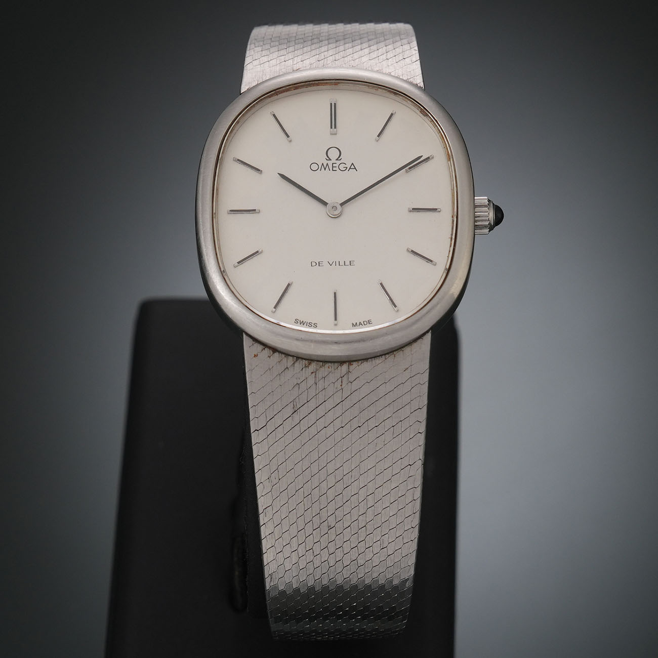 오메가 드빌 프레스티지 남성 수동워치