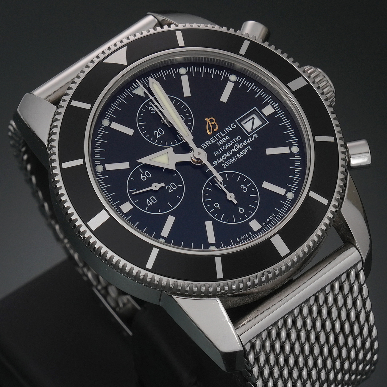 브라이틀링 수퍼오션 헤리지티 크로노 상세 이미지